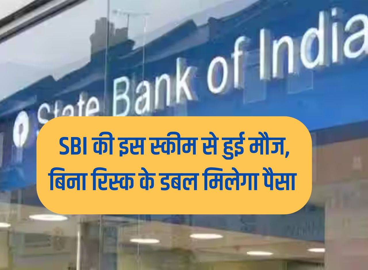 Enjoyed this scheme of SBI, you will get double money without risk