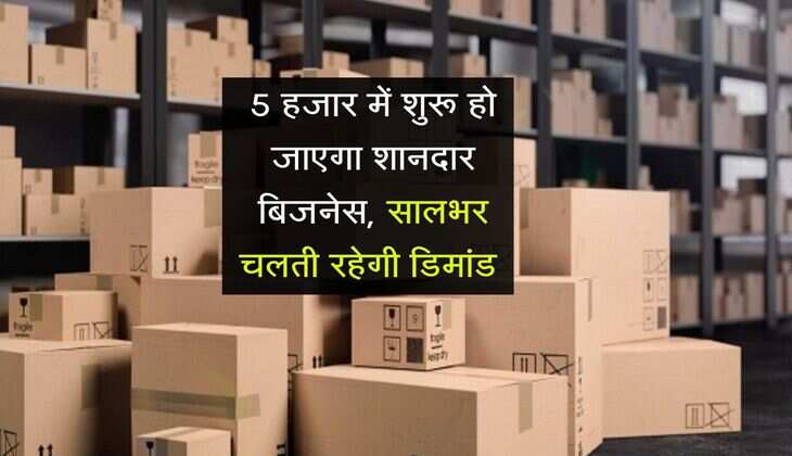 5 हजार में शुरू हो जाएगा शानदार बिजनेस, सालभर चलती रहेगी डिमांड 