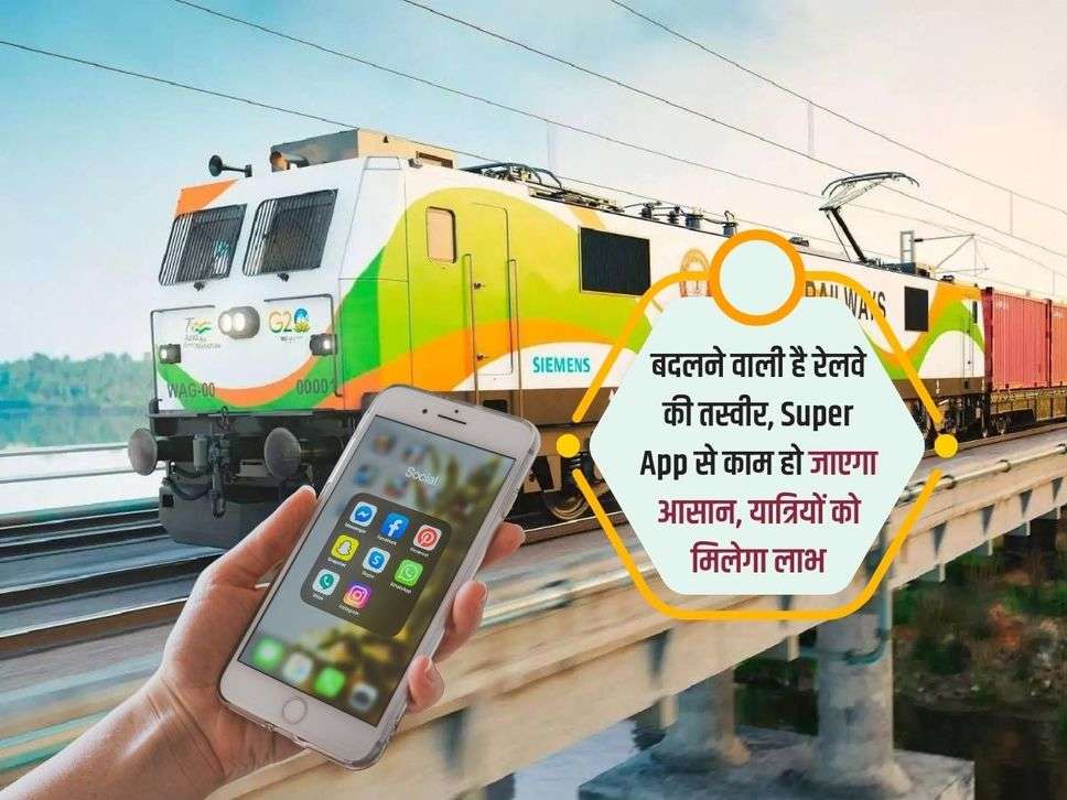 बदलने वाली है रेलवे की तस्वीर, Super App से काम हो जाएगा आसान, यात्रियों को मिलेगा लाभ