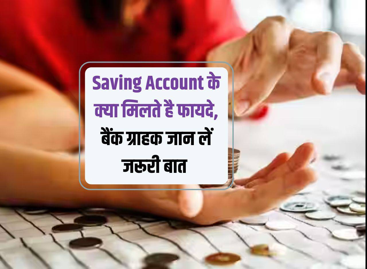 Saving Account के क्या मिलते है फायदे, बैंक ग्राहक जान लें जरूरी बात 