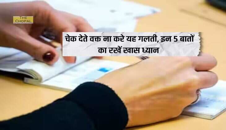 Bank Check Rules : चेक देते वक्त ना करे यह गलती, इन 5 बातों का रखें खास ध्यान 