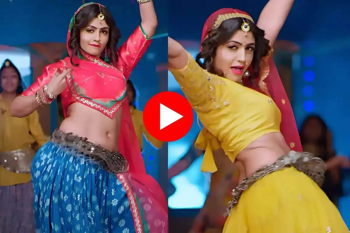 Gori Nagori Dance: लहंगे-चोली में गोरी नागोरी ने हिलाई पतली कमर, डांस एनर्जी ने लूटी महफिल