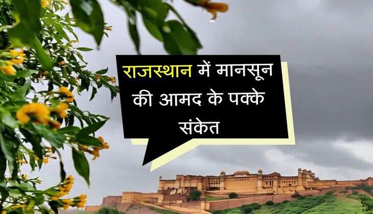 राजस्थान में मानसून की आमद के पक्के संकेत, 28 जिलों में बारिश का अलर्ट