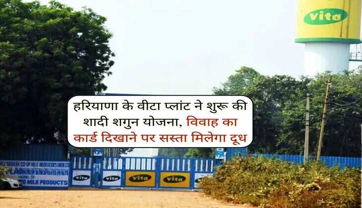 Vivah Shagun Yojana: हरियाणा के वीटा प्लांट ने शुरू की शादी शगुन योजना, विवाह का कार्ड दिखाने पर सस्ता मिलेगा दूध