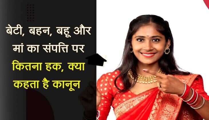 property rights : बेटी, बहन, बहू और मां का संपत्ति पर कितना हक, क्या कहता है कानून 