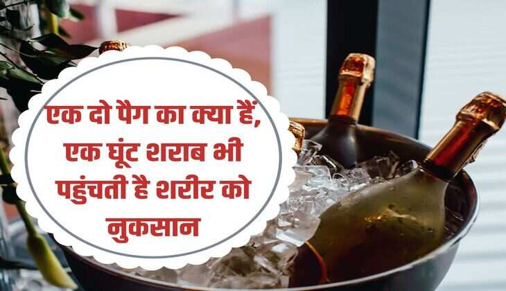 Wine Beer : एक दो पैग का क्या हैं, एक घूंट शराब भी पहुंचती है शरीर को नुकसान