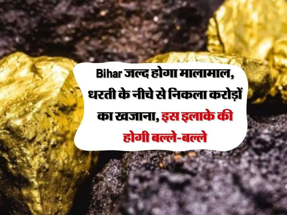 Bihar जल्द होगा मालामाल, धरती के नीचे से निकला करोड़ों का खजाना, इस इलाके की होगी बल्ले-बल्ले 