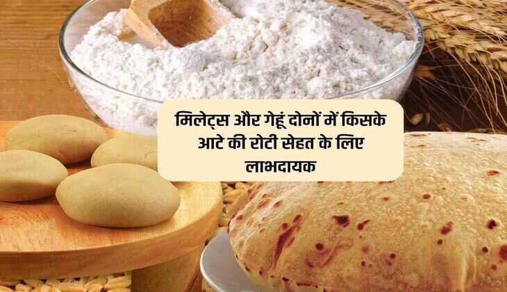 Wheat : मिलेट्स और गेहूं दोनों में किसके आटे की रोटी सेहत के लिए लाभदायक
