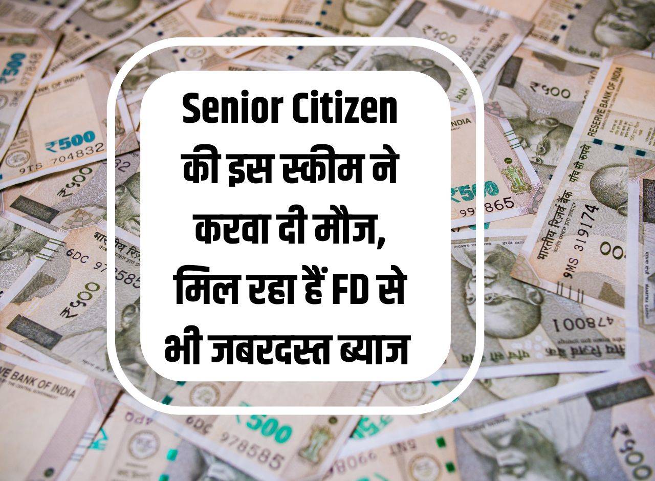 This scheme of senior citizens made them enjoy, they are getting tremendous interest even from FD.