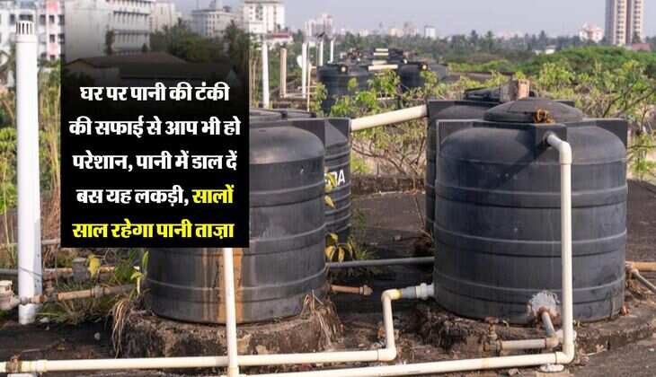 घर पर पानी की टंकी की सफाई से आप भी हो परेशान, पानी में डाल दें बस यह लकड़ी, सालों साल रहेगा पानी ताज़ा 
