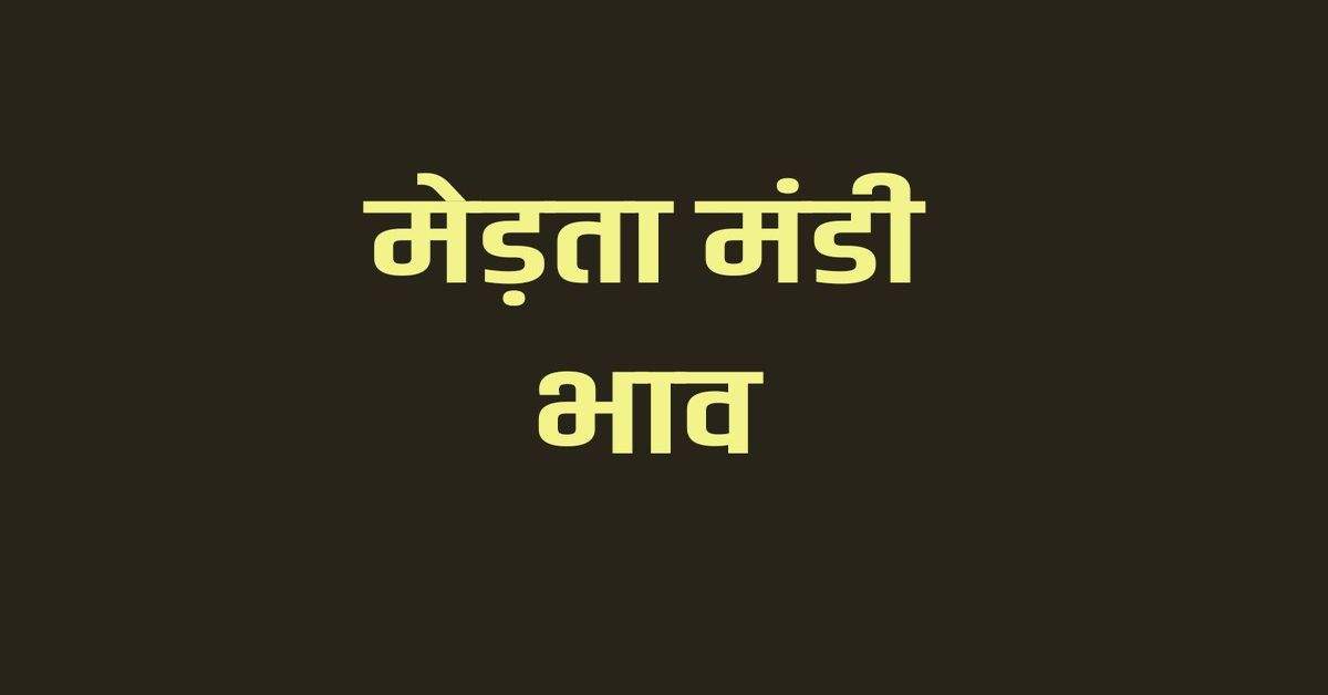 मेड़ता मंडी भाव 2 फरवरी 2023 : चना, सोंफ, जीरा, ग्वार, इसबगोल तारामीरा, असालिया इत्यादि रेट