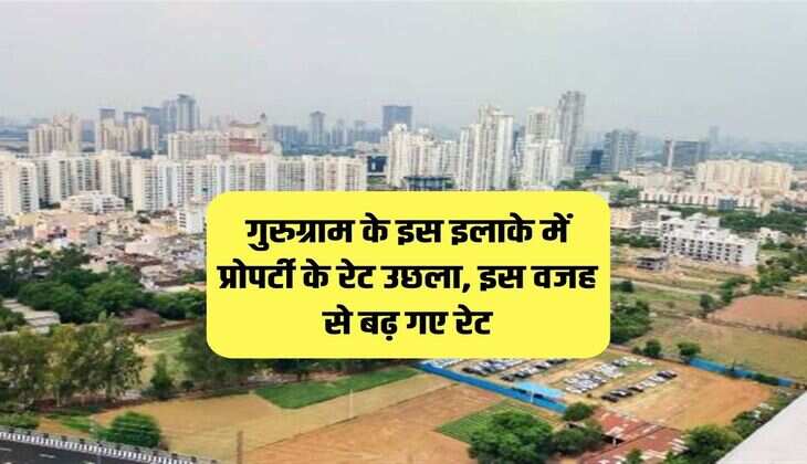 Real Estate : गुरुग्राम के इस इलाके में प्रोपर्टी के रेट उछला, इस वजह से बढ़ गए रेट