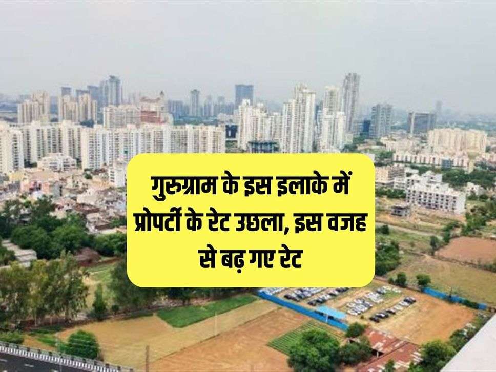 Real Estate : गुरुग्राम के इस इलाके में प्रोपर्टी के रेट उछला, इस वजह से बढ़ गए रेट