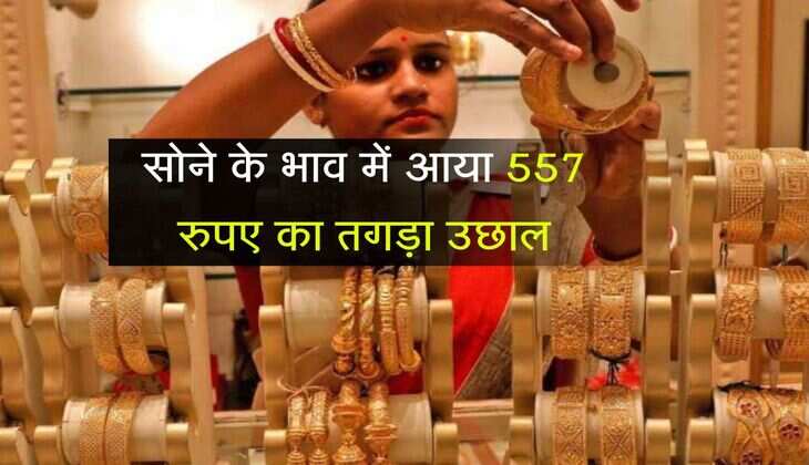 Gold – Silver Price Today:  सोने के भाव में आया 557 रुपए का तगड़ा उछाल, चांदी भी नहीं रही पीछे 