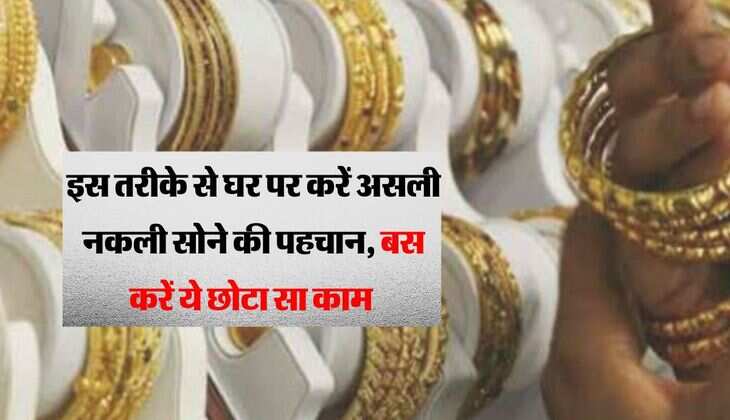 Gold Purity : इस तरीके से घर पर करें असली नकली सोने की पहचान, बस करें ये छोटा सा काम 