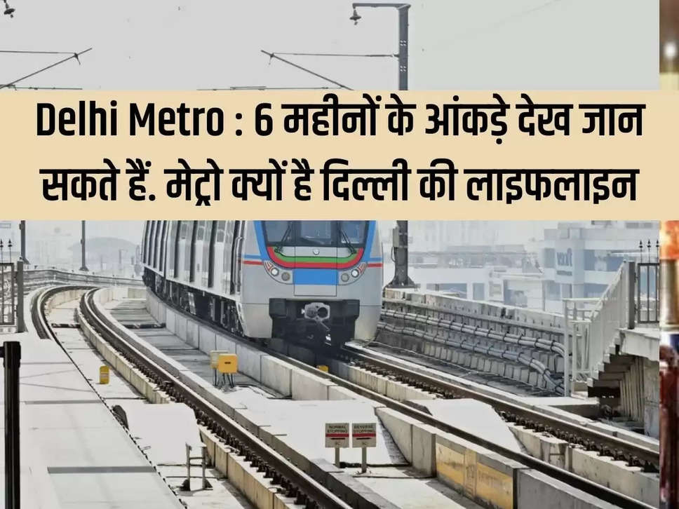 Delhi Metro: You can know by looking at the figures of 6 months. Why metro is the lifeline of Delhi