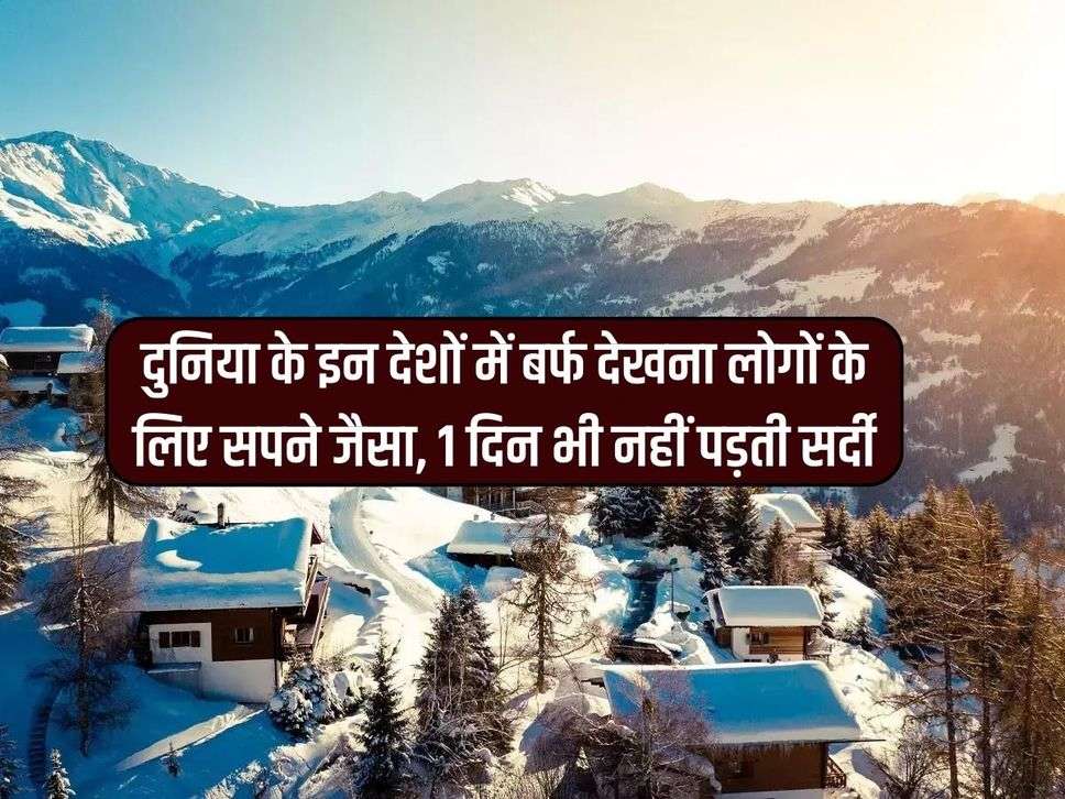 दुनिया के इन देशों में बर्फ देखना लोगों के लिए सपने जैसा, 1 दिन भी नहीं पड़ती सर्दी