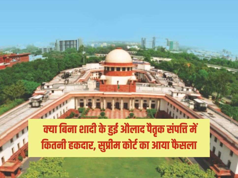 Supreme Court Decision : क्या बिना शादी के हुई औलाद पैतृक संपत्ति में कितनी हकदार, सुप्रीम कोर्ट का आया फैसला