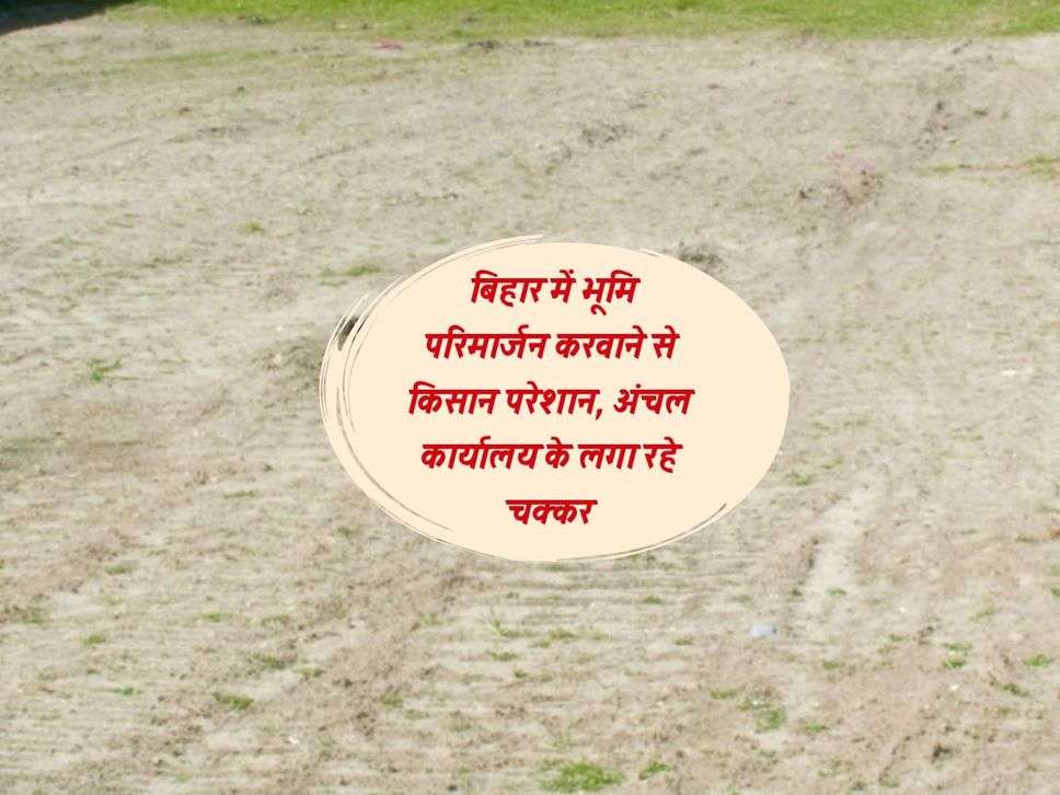 Bihar Jamin Parimarjan: बिहार में भूमि परिमार्जन करवाने से किसान परेशान, अंचल कार्यालय के लगा रहे चक्कर
