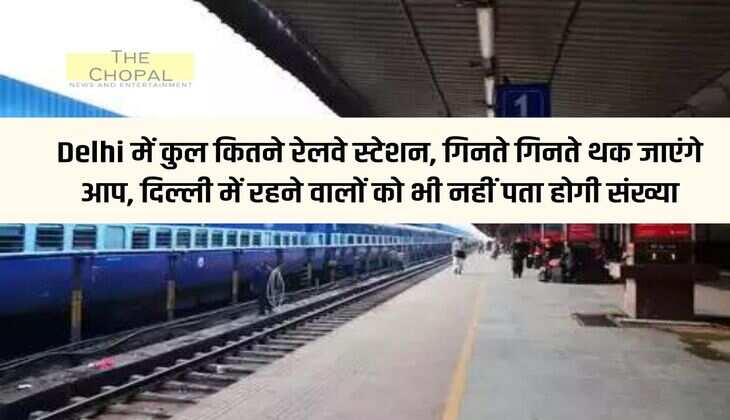 How many railway stations are there in Delhi, you will get tired of counting, even the people living in Delhi will not know the number