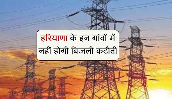 हरियाणा के इन गांवों में नहीं होगी बिजली कटौती, ग्रामीण क्षेत्र होगें निहाल 
