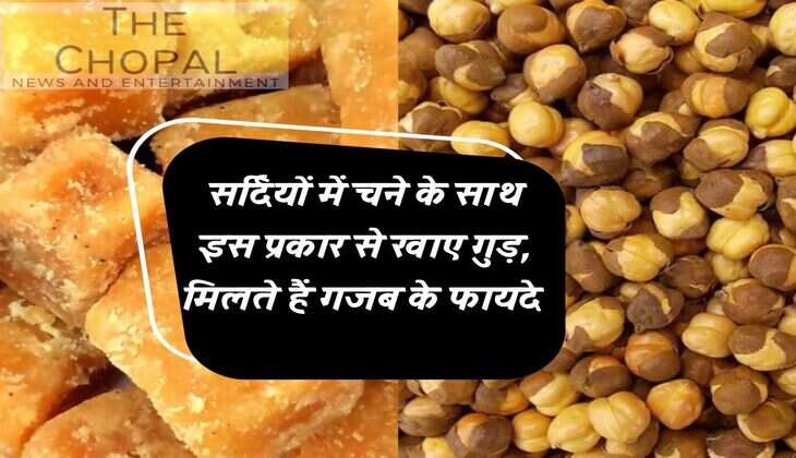 Eat jaggery with gram in this way in winter, you get amazing benefits.