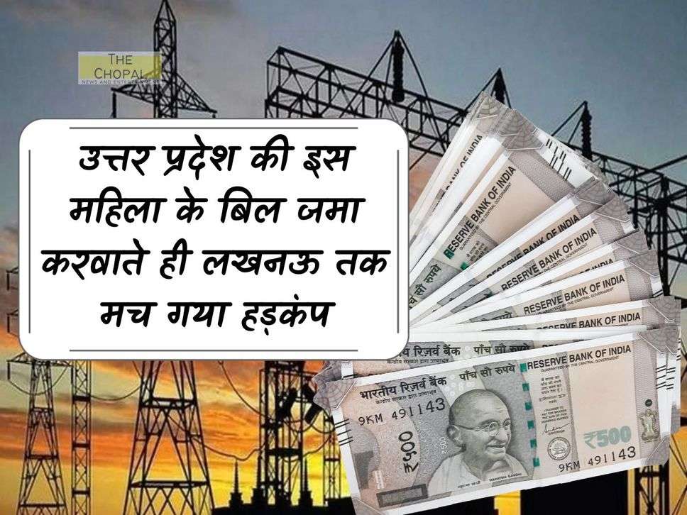 UP News: As soon as this woman from Uttar Pradesh deposited the bill, there was a stir in Lucknow, officials were shocked.