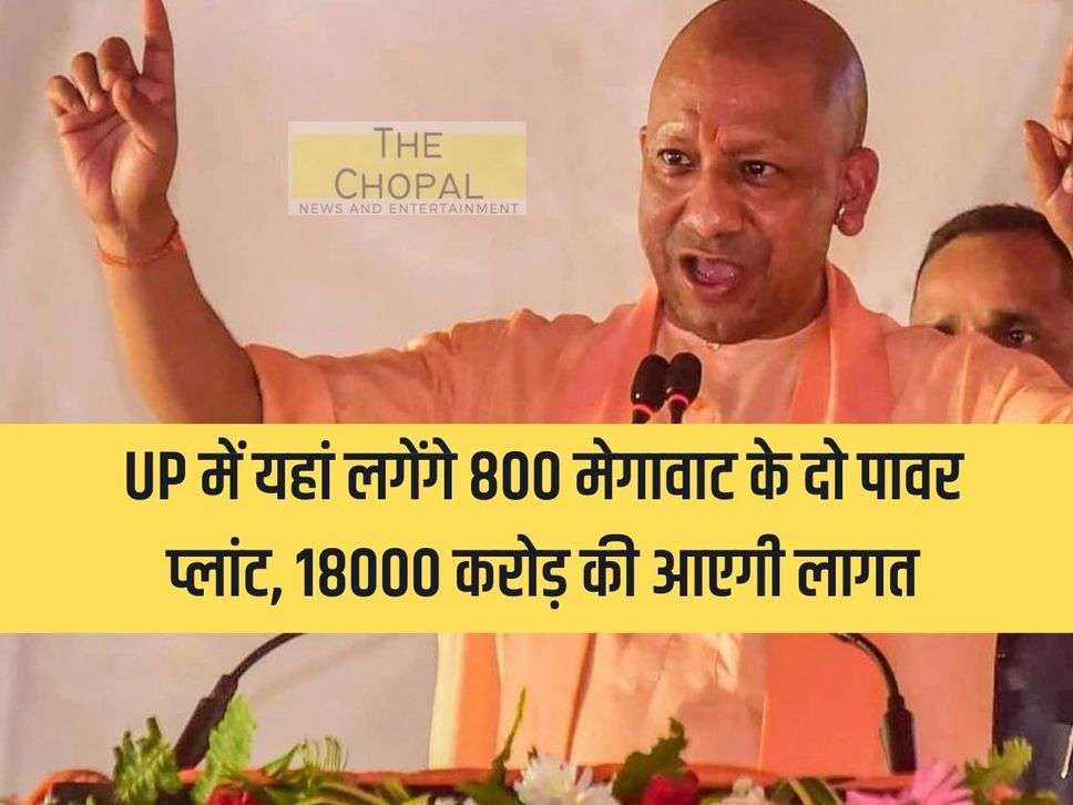 Two 800 MW power plants will be set up here in UP, it will cost Rs 18000 crore