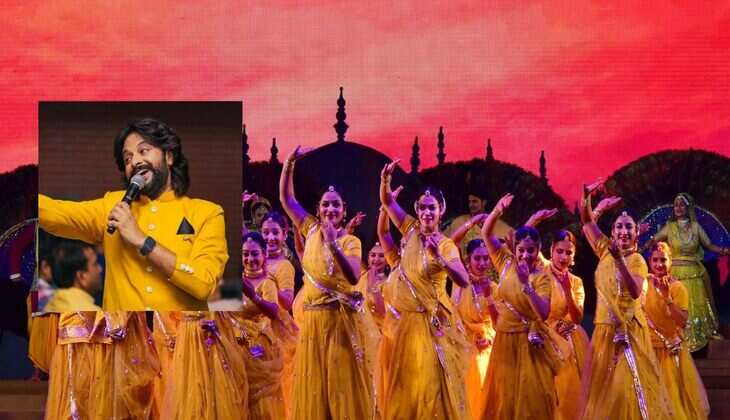 राइजिंग राजस्थान की सुहानी शाम में बिखरे सुरीले सुर, रविंद्र उपाध्याय ने गाए 'धरती धोरां री' जैसे लोकगीत,