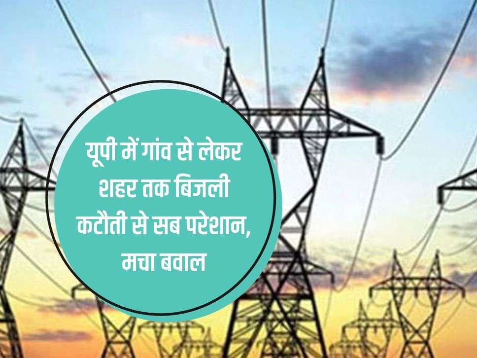 UP News: Everyone is worried due to power cut in UP from village to city, created ruckus.