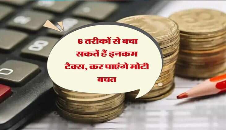 Income Tax : 6 तरीकों से बचा सकतें हैं इनकम टैक्स, कर पाएंगे मोटी बचत