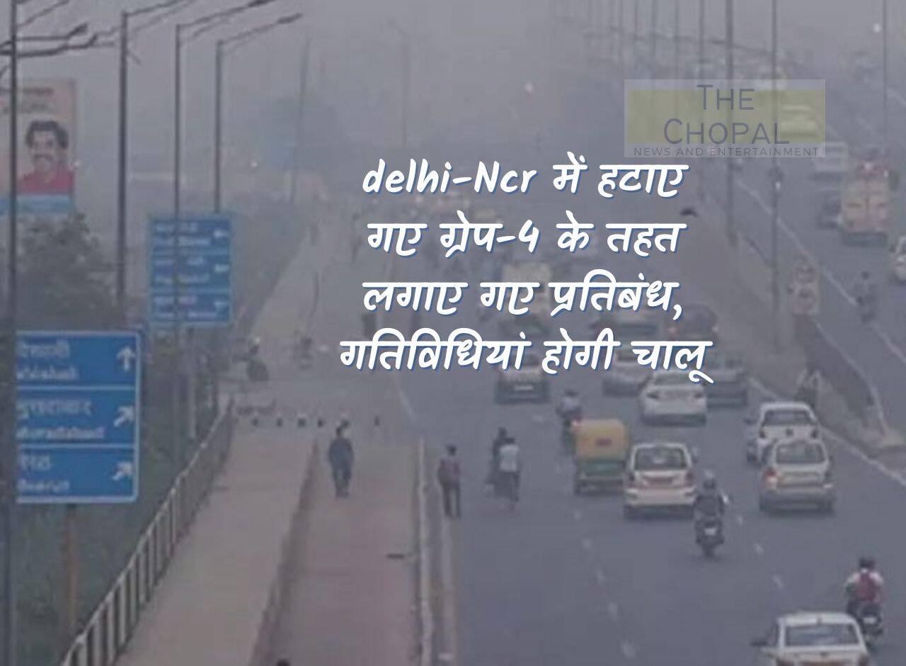 Restrictions imposed under Grape-4 removed in Delhi-NCR, activities will resume