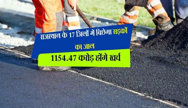 राजस्थान के 17 जिलों में बिछेगा सड़कों का जाल, 1154.47 करोड़ होंगे खर्च, देखें लिस्ट