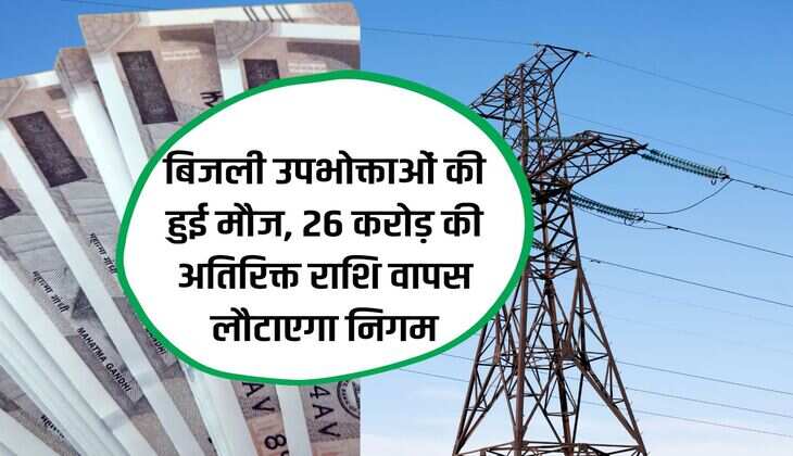 Electricity consumers are happy, corporation will return the extra amount of Rs 26 crore
