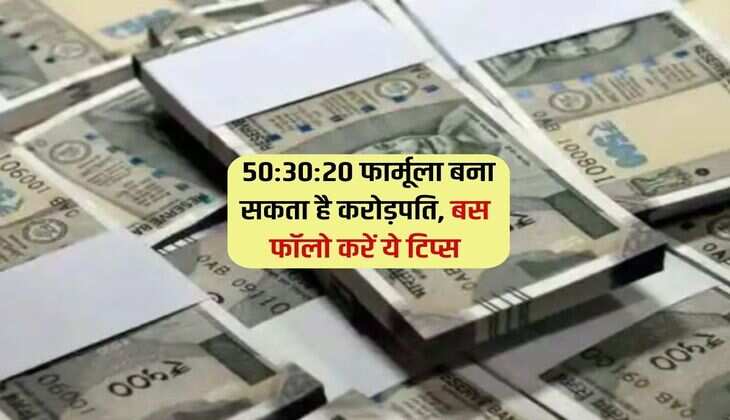 Investment Tips : 50:30:20 फार्मूला बना सकता है करोड़पति, बस फॉलो करें ये टिप्स 