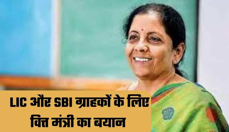 अडानी ग्रुप के शेयर में भारी उठा-पटक के बीच , LIC और SBI ग्राहकों के लिए वित्त मंत्री का बयान