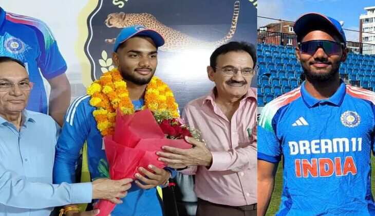 सिरसा के कनिष्क चौहान का अंडर-19 क्रिकेट टीम में ऑस्ट्रेलिया के लिए हुआ चयन