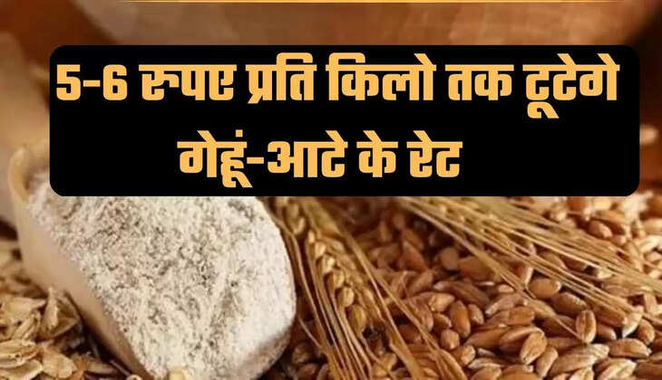 गेहूं-आटे के रेट  