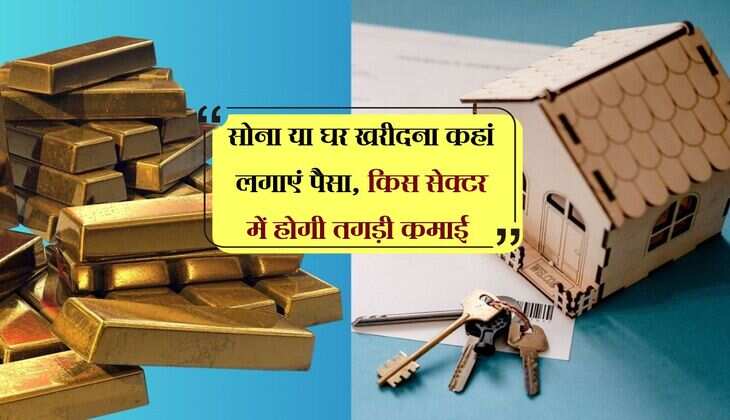 Gold vs Real Estate: सोना या घर खरीदना कहां लगाएं पैसा, किस सेक्टर में होगी तगड़ी कमाई  