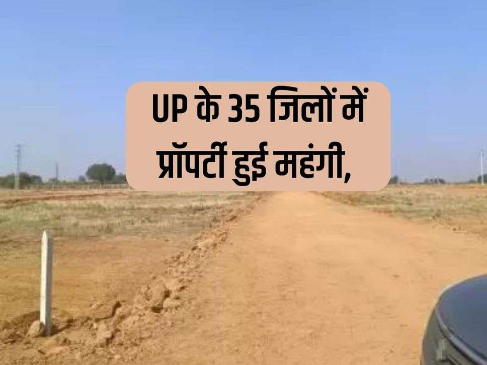 Property became expensive in 35 districts of UP