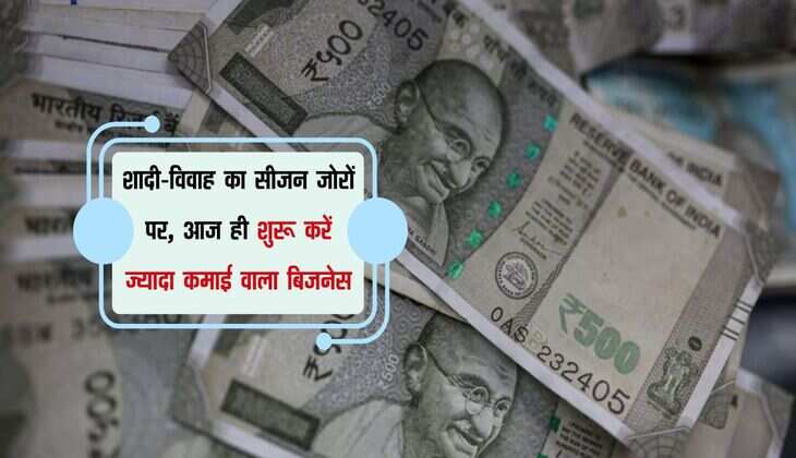Business Idea: शादी-विवाह का सीजन जोरों पर, आज ही शुरू करें ज्यादा कमाई वाला बिजनेस