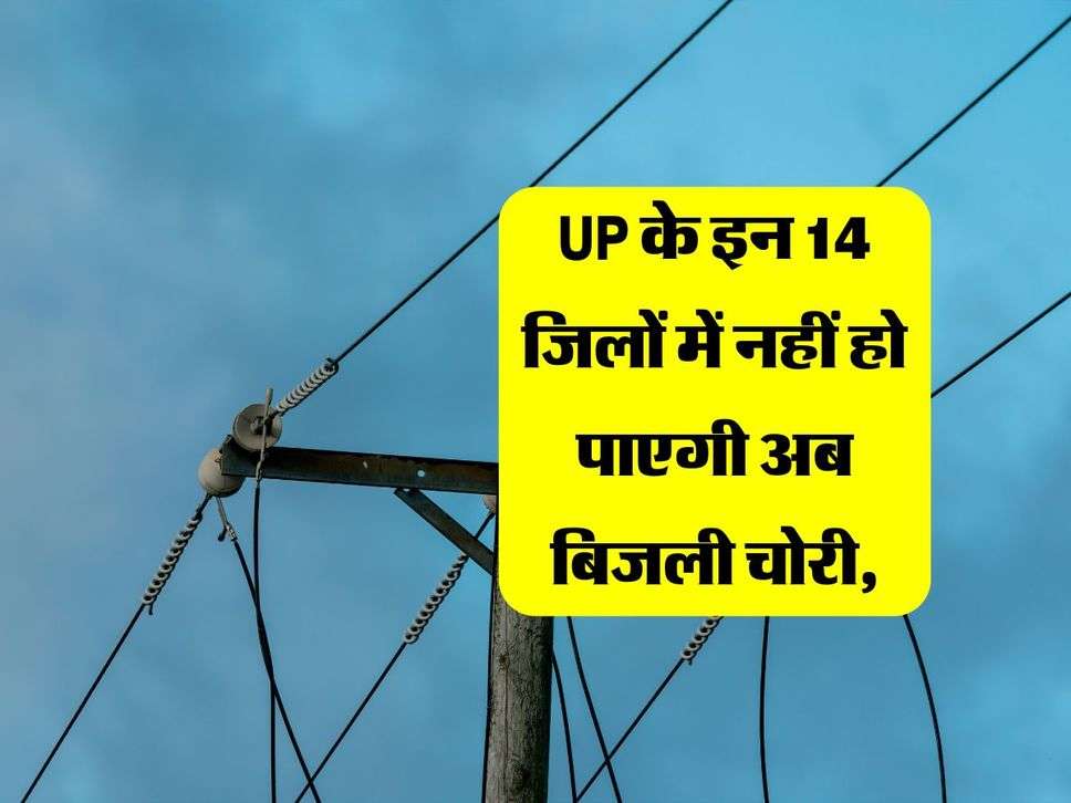 UP के इन 14 जिलों में नहीं हो पाएगी अब बिजली चोरी, विभाग ने बनाया निगरानी का नया तरीका