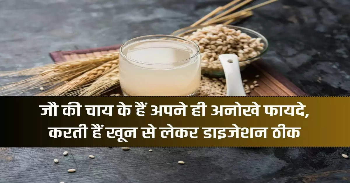 Barley tea has its own unique benefits, it helps in improving blood and digestion.