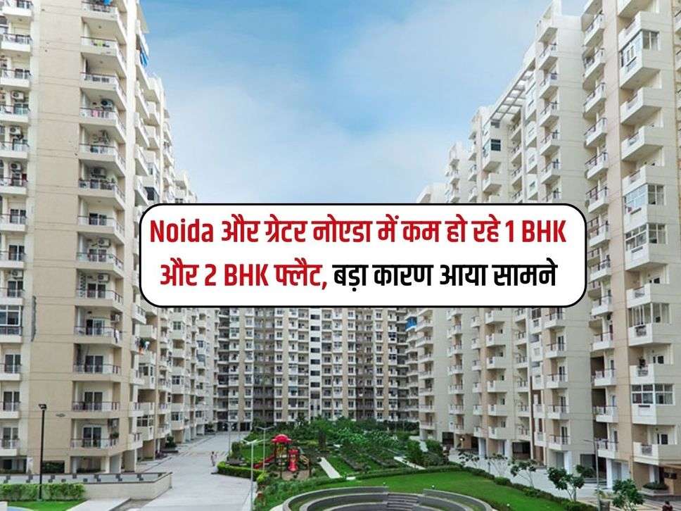 Noida और ग्रेटर नोएडा में कम हो रहे 1 BHK और 2 BHK फ्लैट, बड़ा कारण आया सामने