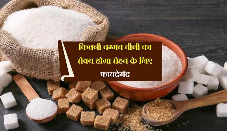 कितनी चम्मच चीनी का सेवन होगा सेहत के लिए फायदेमंद, जाने एक्सपर्ट की राय 