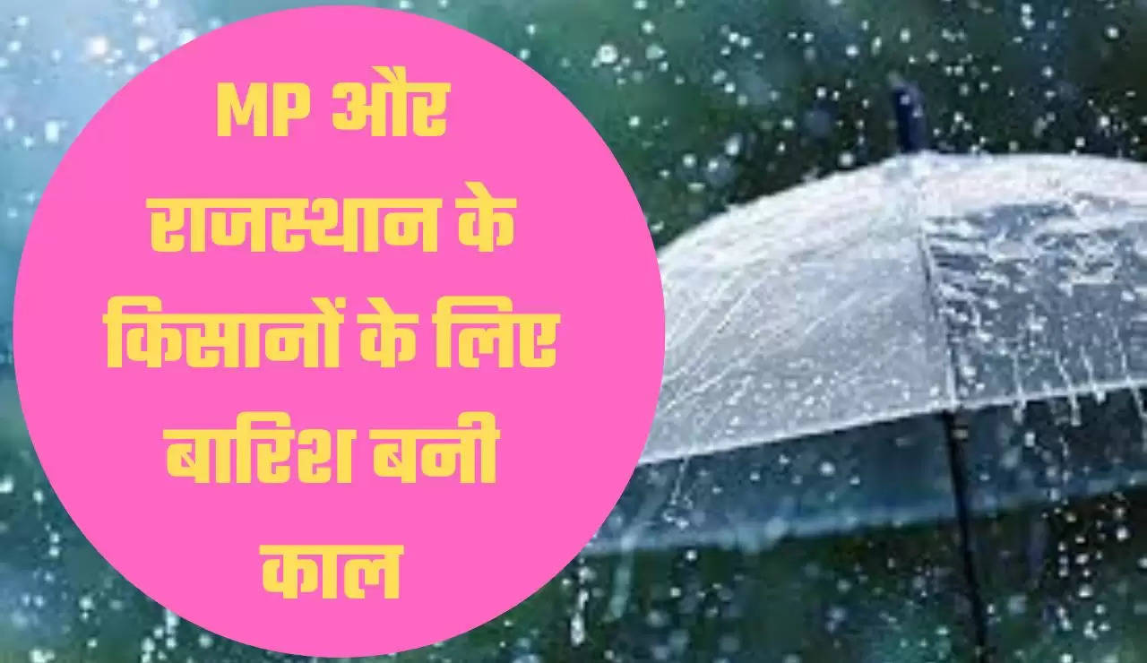 MP और राजस्थान के किसानों के लिए बारिश बनी काल