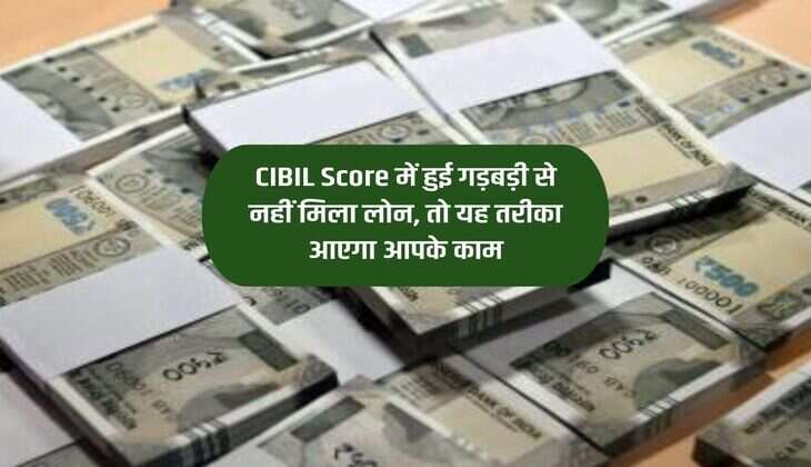CIBIL Score में हुई गड़बड़ी से नहीं मिला लोन, तो यह तरीका आएगा आपके काम