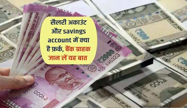 सैलरी अकाउंट और savings account में क्या है फ़र्क, बैंक ग्राहक जान लें यह बात 