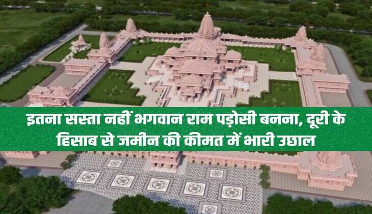 इतना सस्ता नहीं भगवान राम पड़ोसी बनना, दूरी के हिसाब से जमीन की कीमत में भारी उछाल