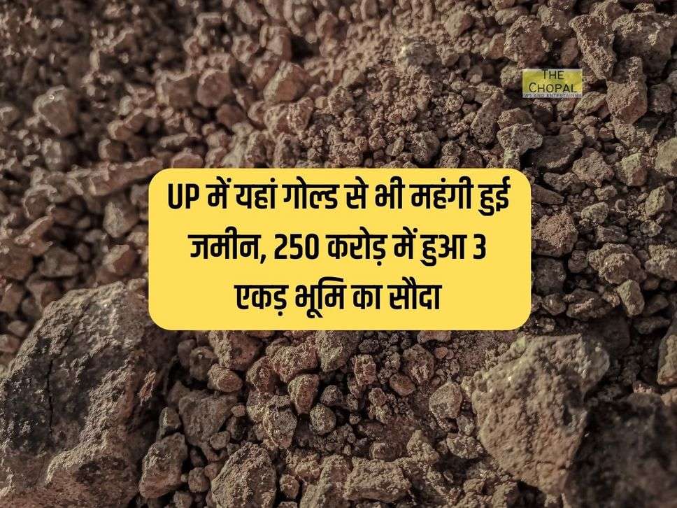 UP में यहां गोल्ड से भी महंगी हुई जमीन, 250 करोड़ में हुआ 3 एकड़ भूमि का सौदा